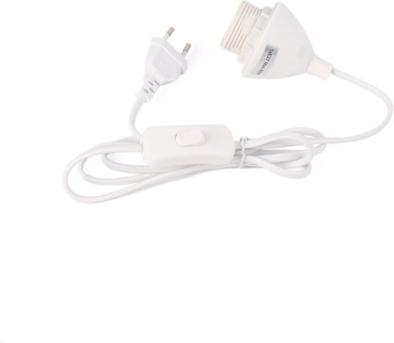 Barcelona Led - Tischleuchtenkabel - E27 Fassung, Schalter und Stecker - 1,3 m