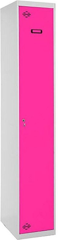 Simonrack Simonlocker Profi-Dism.Single Grau und Rosa Metall-Schrank