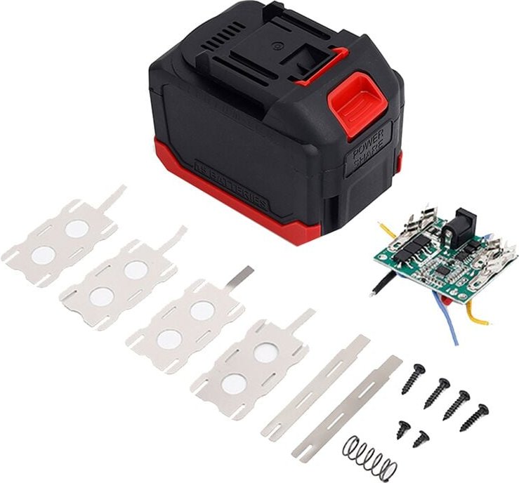 Batteriegehäuse + Lithium-Schutzplatine für 15-Zellen-Gehäuse-Schaltungssatz