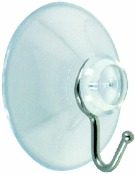 Hettich Saughaken 45 x 45 x 25 mm Kunststoff transparent - 3 Stück