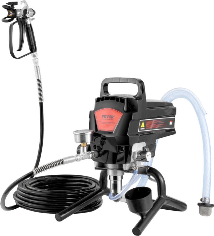 VEVOR Tragbares Airless-Farbspritzgerät, 950 W, 3000 psi, Hocheffizientes Elektrisches Spritzgerät, Farbspritzgeräte Spr...