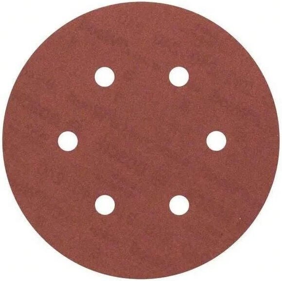 DSV Klettscheibe Durchmesser 150mm, Korngröße 120, 8+1 Löcher, 5 Stück