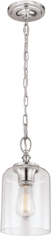 Elstead - Hounslow - 1 Lichtdecke Mini Anhänger poliertes Nickel, E27