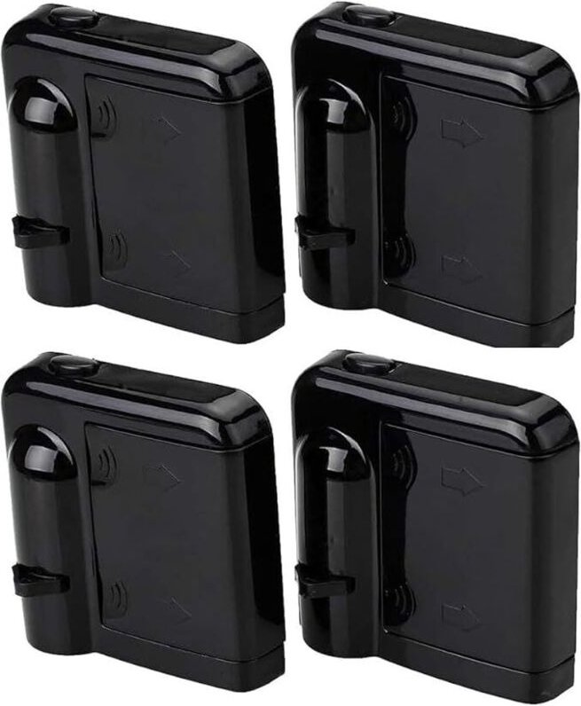 LED Auto Projektor, 4 Stück Autotür Willkommen Skull Logo Light Muster Schatten Licht, Universal Drahtlose Wireless Magn...