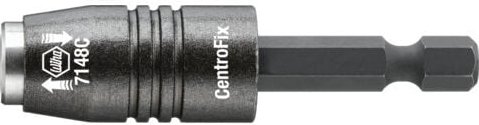 Wiha Bithalter CentroFix mechanisch verriegelbar 1/4" in Box 60 mm (32477)