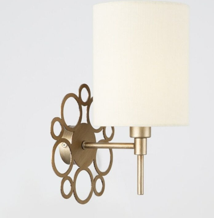 Thumbnail - Anna Wandkerzenlampe Gold Antik, 1-flammig, E14