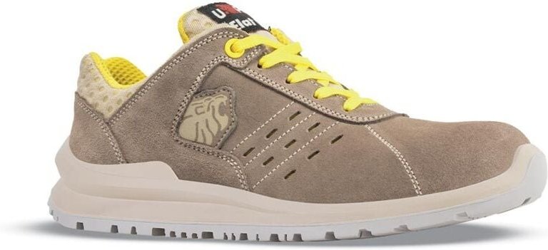 Sicherheitsschuhe niedrig TOMMY S1P SRC - Braun/Gelb 43