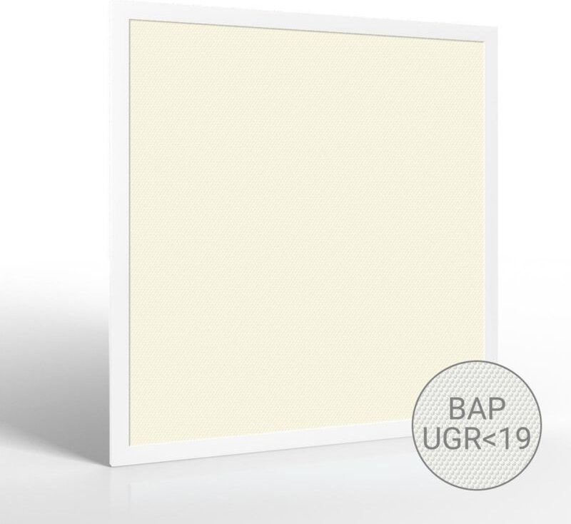Thumbnail - LED Panel 62x62cm 40W UGR19 110lm/w Rahmen weiß - Lichtfarbe: Warmweiß 3000K