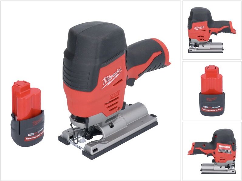 Milwaukee M12 JS-251 Akku Stichsäge 12 V + 1x Akku 2,5 Ah - ohne Ladegerät