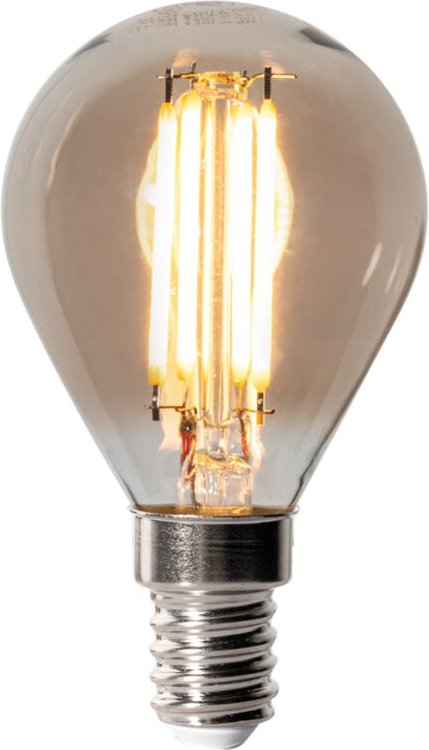 E14 Dimmbare LED-Glühbirne P45 Rauch 5W 470 lm 2200K