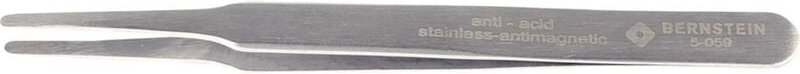 Bernstein - Tools for Electronics 5-059 SMD-Pinzette 2a sa Flach-rund 120 mm