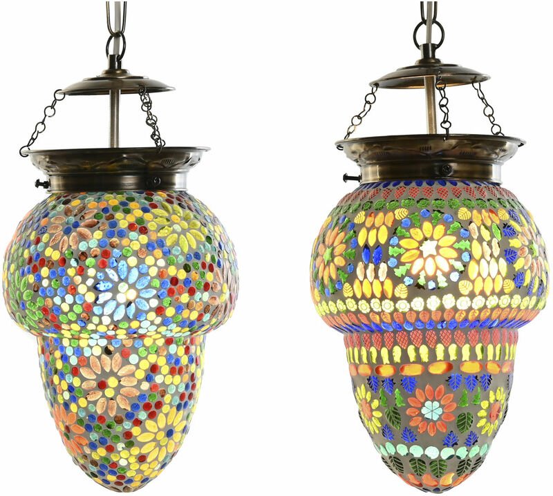 Deckenmetallglas 20x20x28 Mosaik -Metallglas mehrfarbiger Farbfamiliendecke und Wände Details