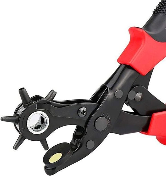 Gürtellocher, Lederlocher, geeignet für Gürtel, Handtaschenriemen und ermöglicht präzisere Löcher in Stoffen/Ledern unte...