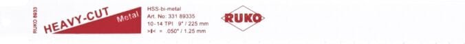RUKO 5x Säbelsägeblatt 8933 HSS geschränkt gefräst - 33189335