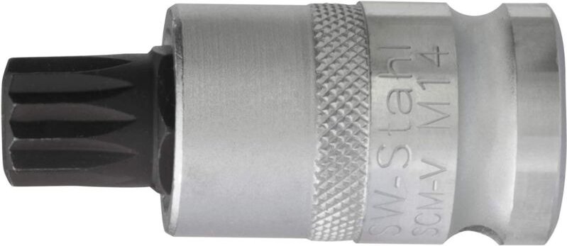 SW-Stahl 05306SB Vielzahn Einsatz, 12,5 mm (1/2 Zoll) Antrieb, M14 x 53 mm