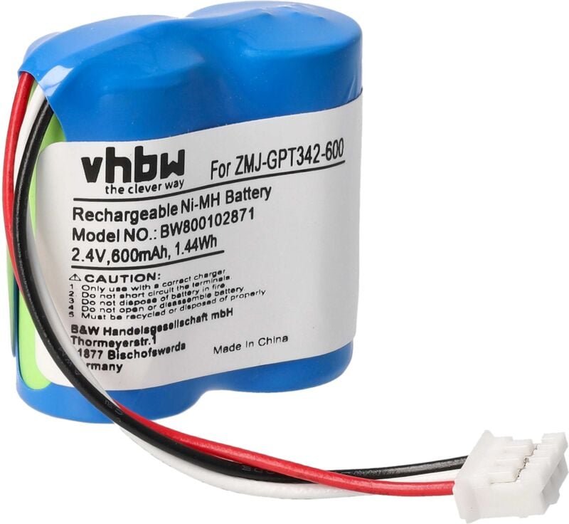 Thumbnail - Vhbw - Akku Ersatz für Philips CP51U, T328, CP51, T330, BC103510, 91C für schnurlos Festnetz Telefon (600 mAh, 2,4 v, Ni...