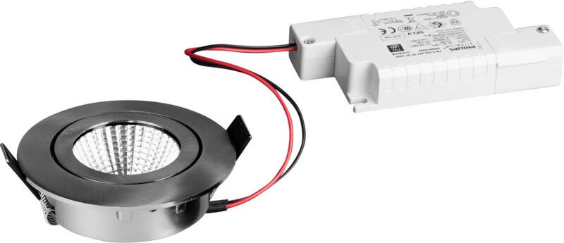 Brumberg Leuchten - Brumberg 39363153 39363153 LED-Einbauleuchte led 6 w Nickel