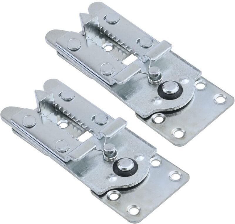 Verbindungsstück für Ecksofas in Krokodilform aus Metall, druckmontiertes Möbelverbinder mit Schrauben, 2er-Set