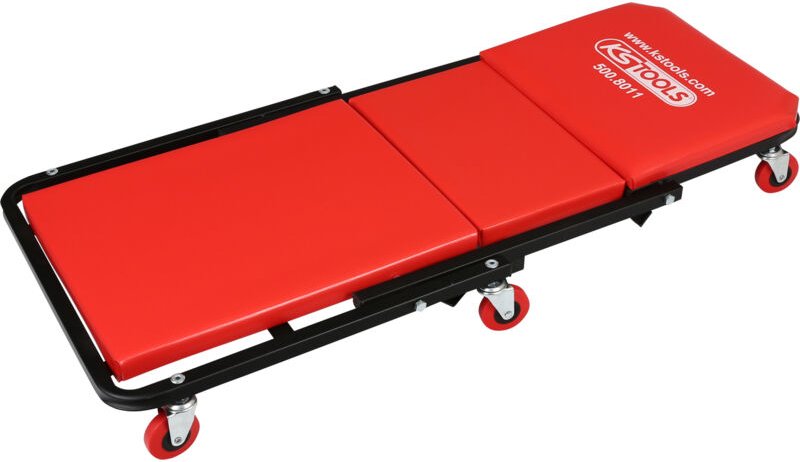 KS Tools 500.8011 Werkstattliege und Klappsitz, 1040x490mm