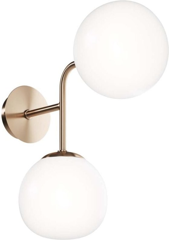 Wandlampe Wandleuchte Spotlampe Spotleuchte Wohnzimmerlampe Metall messing Glas