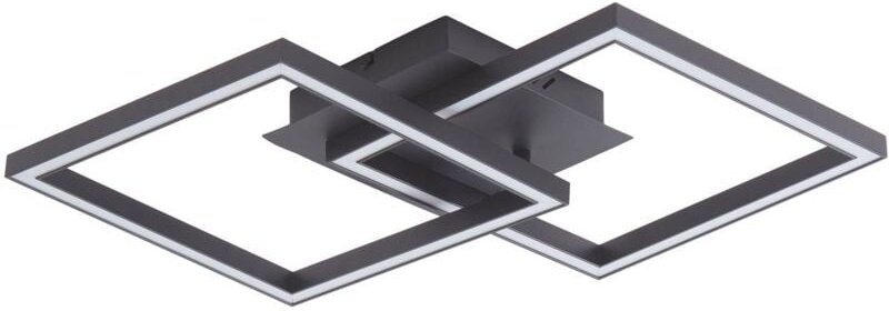 Thumbnail - Lucande - led Deckenleuchte 'Tjado' aus Metall dimmbar für Wohnzimmer & Esszimmer von