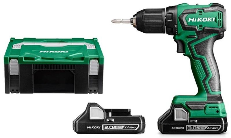 Akku Bohrschrauber Quick 18V inklusive Zubehör Koffer hsc ii DS18DDQWRZ - Hikoki