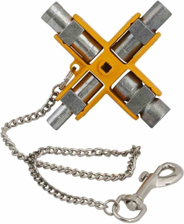 Steckschlüssel Universal-Cabinet-Key mit 11 Funktionen