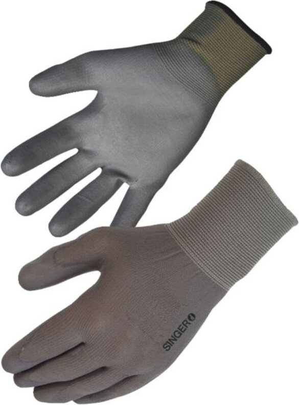 Handschuh mit grauer beschichteter Gummierung - Cnym713pug - T11 (Paar unter Reiter)