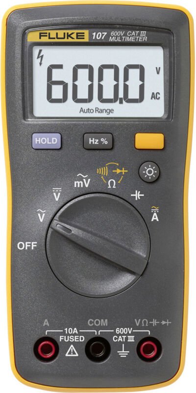 Fluke FLUKE-107/EUR Hand-Multimeter digital CAT IV 600 V Anzeige (Counts): 6000