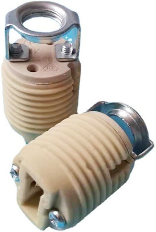 CHOYCLIT Lampenfassung, 6er-Pack G9 Lampenfassung, G9 Halogenfassung Gewinde Keramik