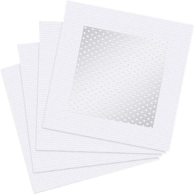 Aluminium-Wandreparaturflicken, selbstklebende Bildschirmflicken, Reparatur für Trockenbau-Gipskartonplatten (4 Stück, 4...