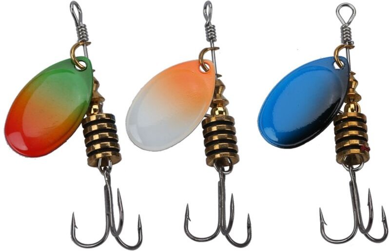 Spinner Sortiment i 5g Forelle-Barsch 3 Stück/Forelle-Barsch/5g Keine Angabe - Paladin