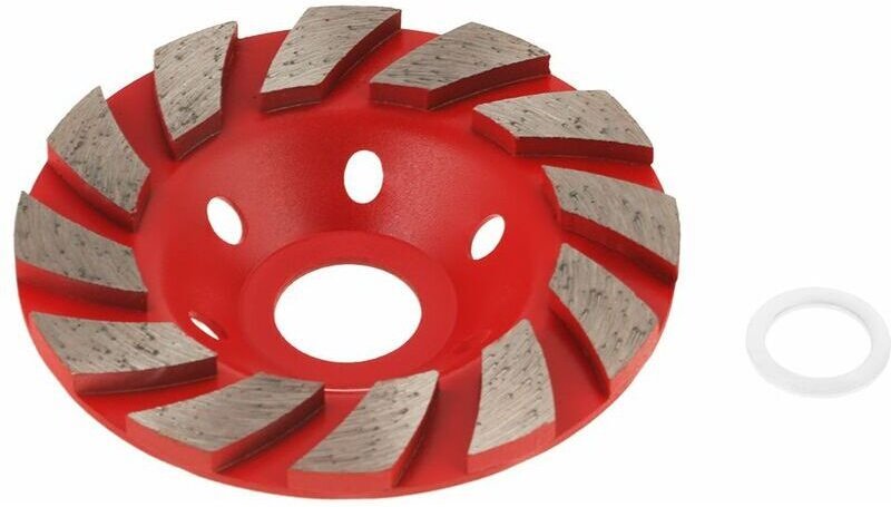 1 disco abrasivo diamantato a segmenti per granito, muratura, pietra, cemento, lucidatura ceramica, diametro esterno 100...