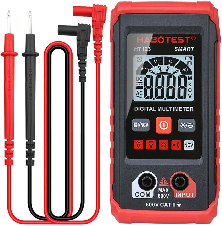 Dolaso - HT-123 Digitalmultimeter, 2000 Messpunkte, intelligentes Voltmeter mit automatischer Bereichswahl, berührungslo...