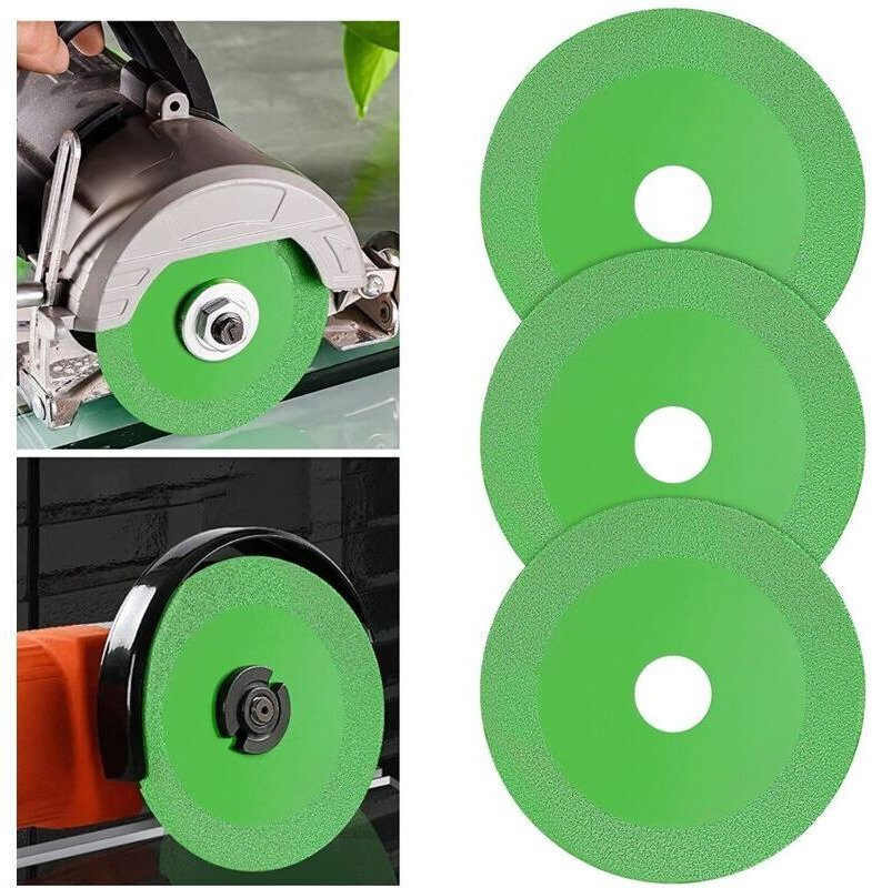 3-teiliges Set Glastrennscheiben, 125 mm Diamant-Fliesentrennscheiben, Diamanttrennscheiben, Fliesentrennscheiben für Fl...