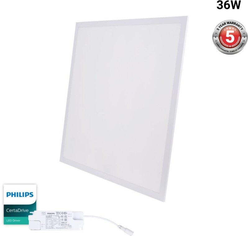 LED-Einbaupanel Backlight 60x60 cm - 36W - 3800 lm - Philips