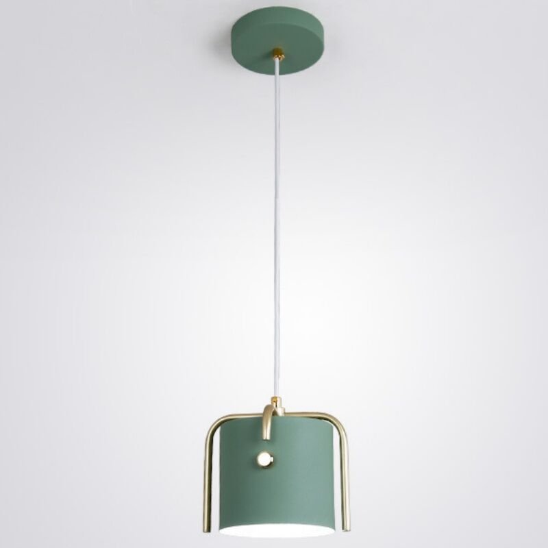 Wottes - Modern Industrielle Pendelleuchte Kreative Metall Hängeleuchte Höhenverstellbare Kronleuchter Grün