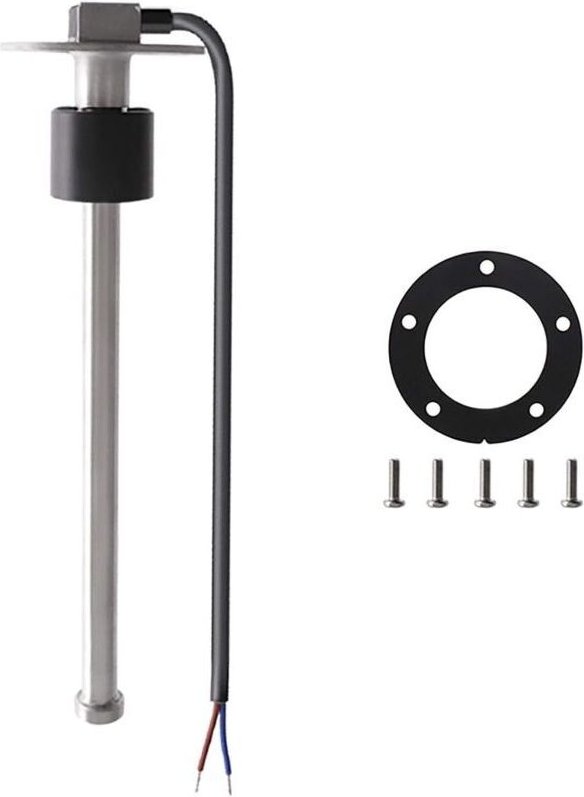 Kraftstoffstandsensor 0,190 Ohm, Kraftstoffempfängereinheit für Boote, Wasserstandssensoren für Autos, 225 mm