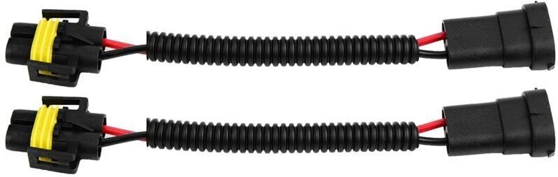 Nebelscheinwerfer-Verkabelungsadapter, einfache Installation, PVC-Kunststoff-Verlängerungskabelbaum für Nebelscheinwerfe...