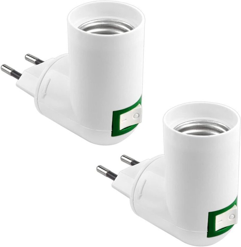 E27-Fassung mit Funkschalter für Wandlampe, 230 V Wechselstrom, LED-Lampenfassung, E27-Adapter für Nachttischlampe, E27-...