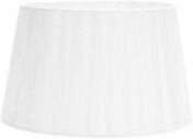 Fabrilamp - 157511001 Laura Lampenschirm Weiß Klemme 10dx8dx8h Offen Konisch