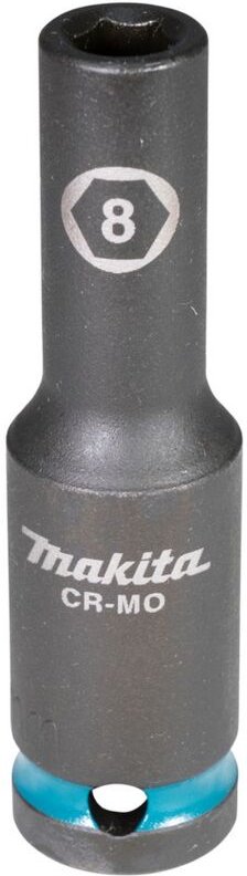 Impact Black Schlagnuss 1/2 Zoll SW8 lang Schlagschrauber E-16405 - Makita