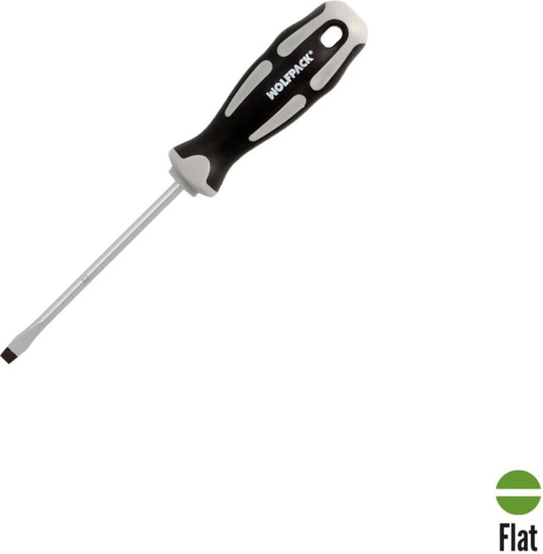 S2-Stahl-geprägter Flachschraubendreher – 1,0 x ø 5,5 x 100 mm