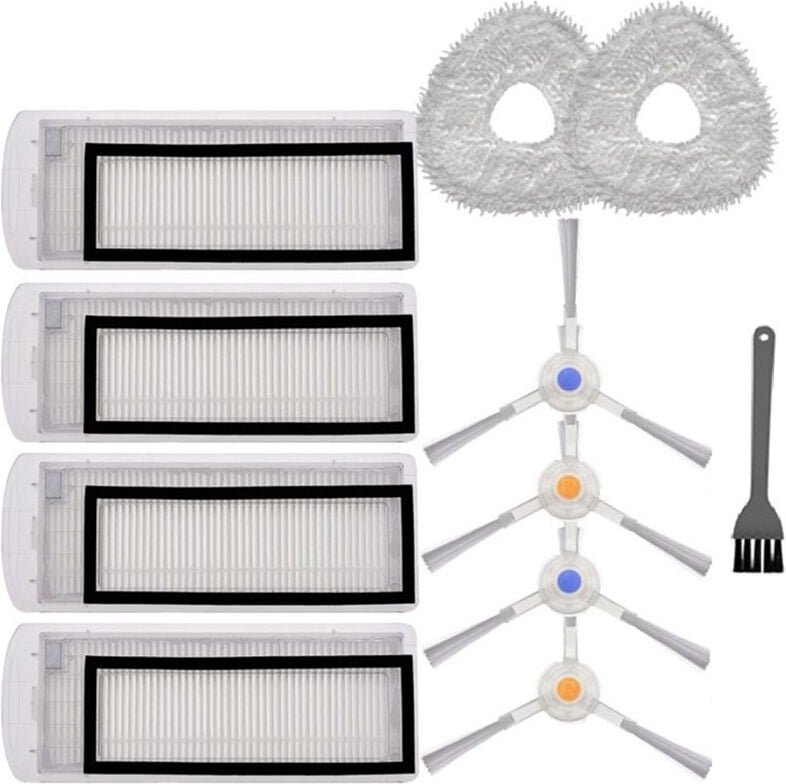 Seitenbürstenmodul HEPA-Filter Mopptuchhalter Staubbox für narwal T10 J1 J2 Roboter-Staubsaugerzubehör