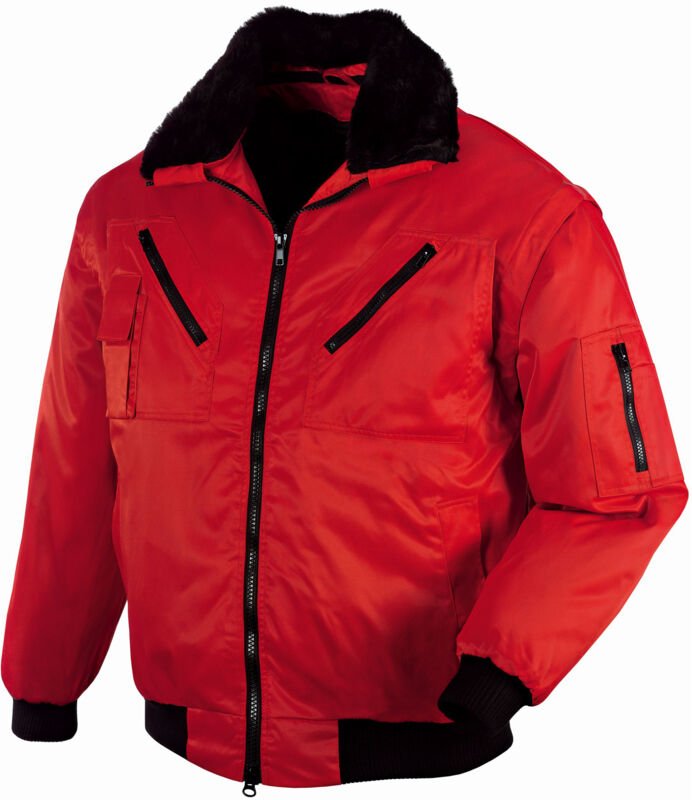 Piloten-Jacke oslo rot l 4172 - Texxor