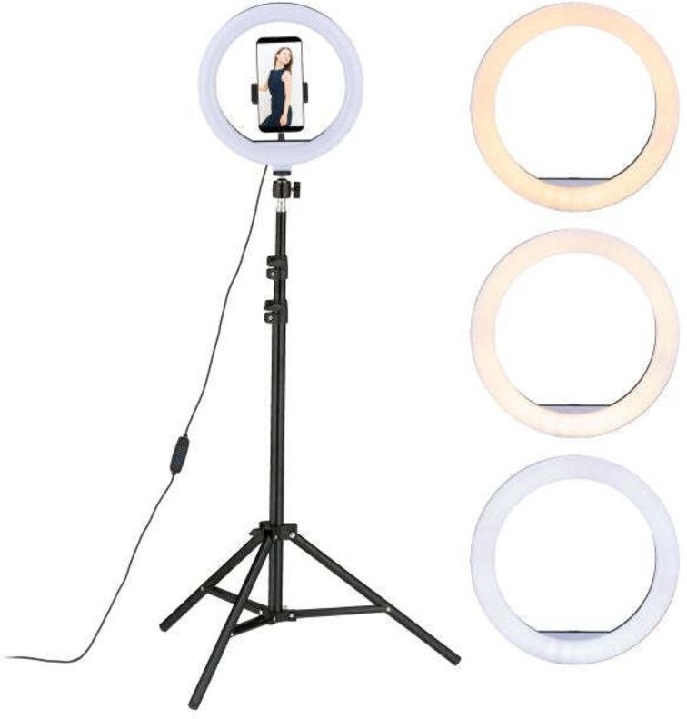 Led ringlicht mit stander