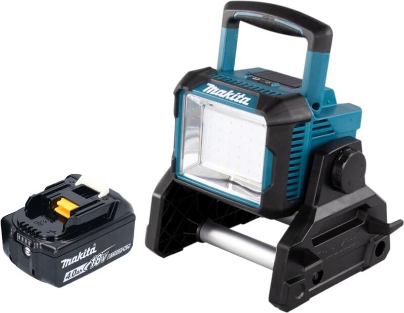 Deadml 811 M1 Akku Baustrahler 14,4 / 18 v 3000 lm led + 1x Akku 4,0 Ah - ohne Ladegerät - Makita