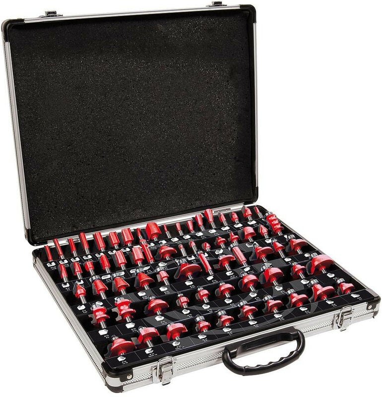 Sidamo - Schatulle von 66 Fräsern Q8-Sortiment - Alle Profile