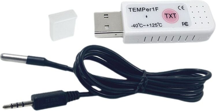 USB-Thermometer Computer Temperatursensor Sonde Aquarium Industrie Remote Monitor TEMPer1F