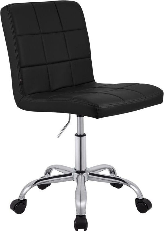 Arbeitshocker Darfield schwarz Kunstleder